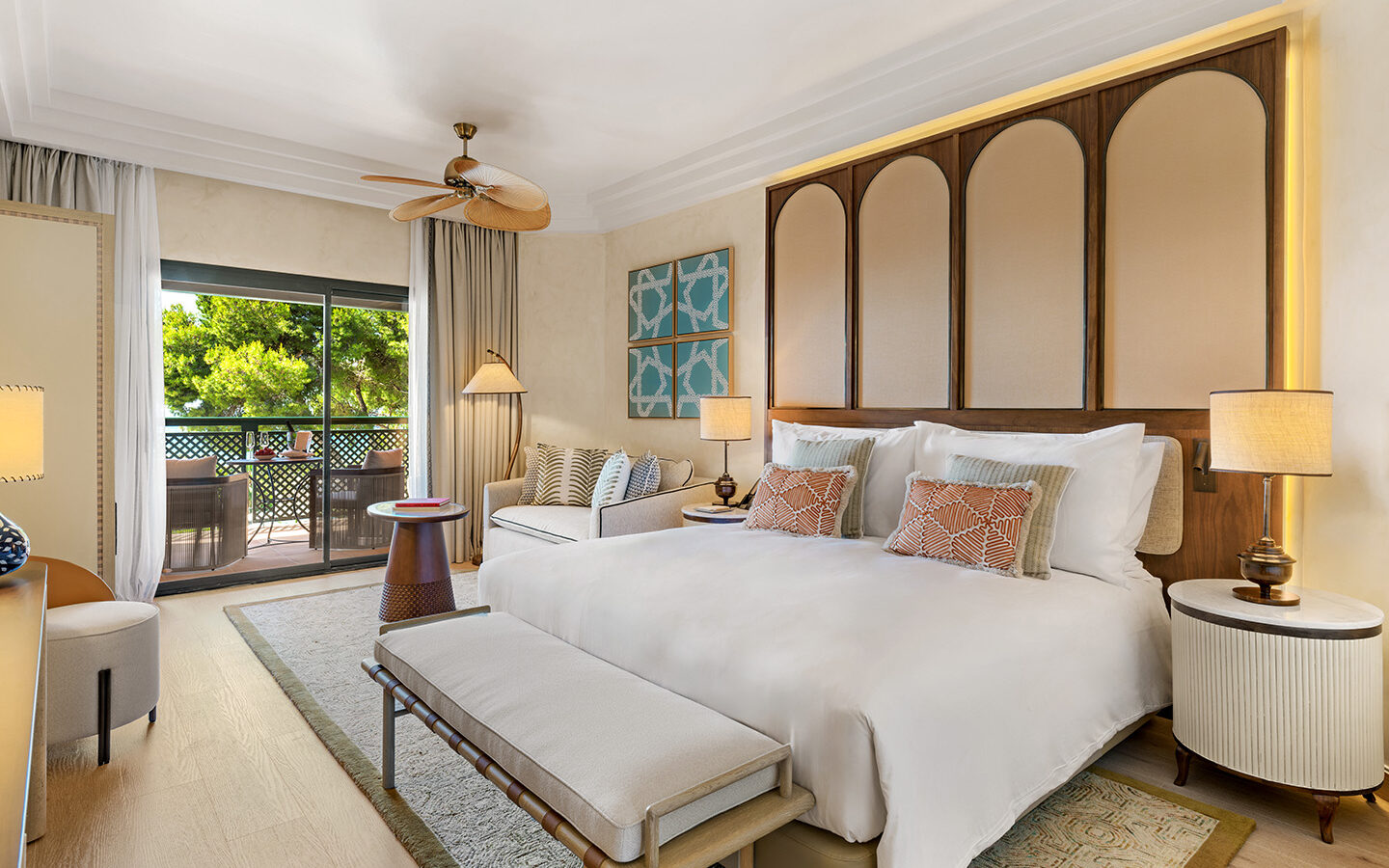 Deluxe Garden View Bedroom at Gran Marbella Resort in Gran Marbella.