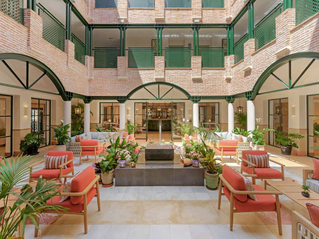 Courtyard from the lobby