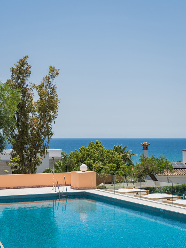 Pool overlooking the ocean