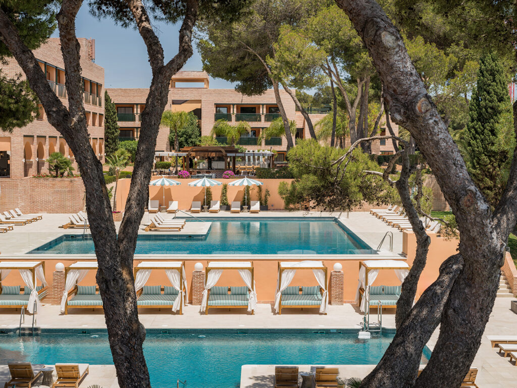 Gran Marbella Pool Through Trees