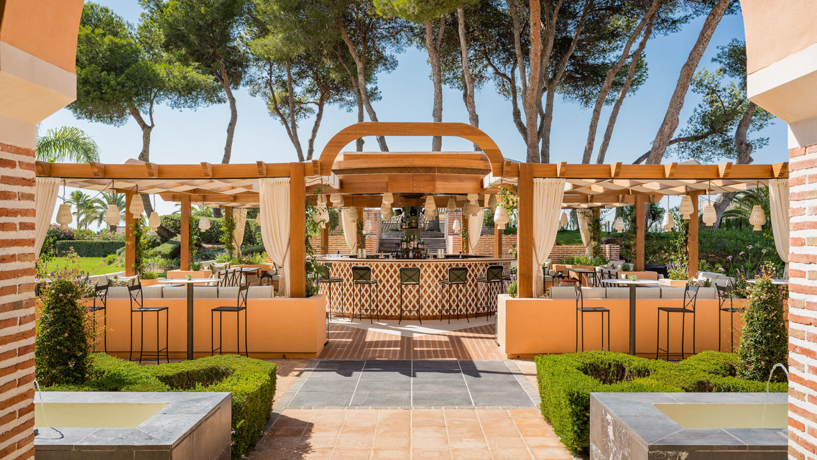 Garden Bar at Gran Marbella Resort in Marbella