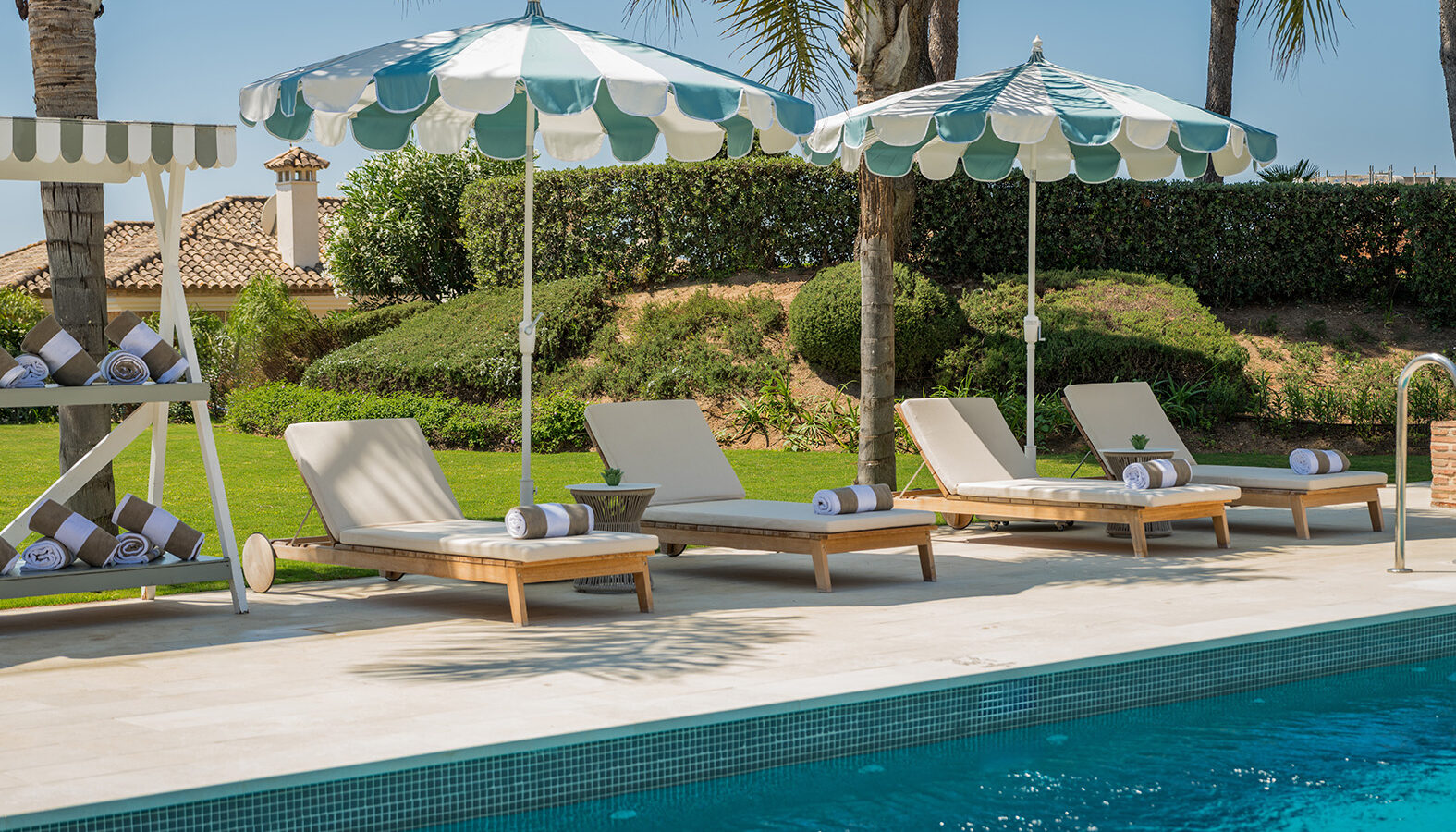 Poolside at Gran Marbella Resort in Marbella