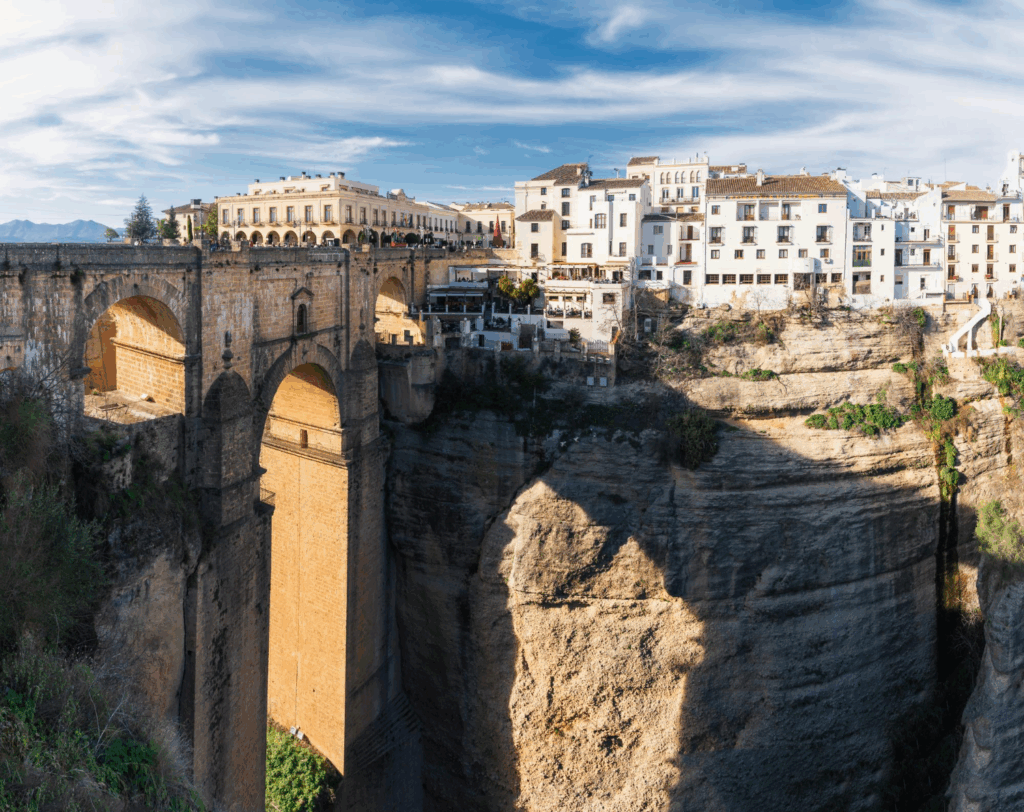 A view of puente nuevo bridge in Ronda