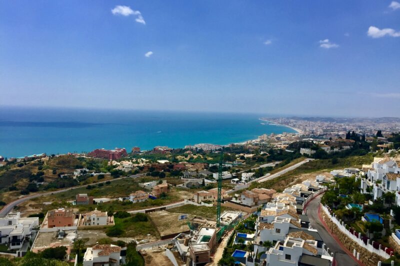 Aerial view of Benalmádena Pueblo